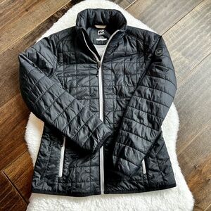 Cutter & Buck New Relic Black Puffer Jacket Size Small